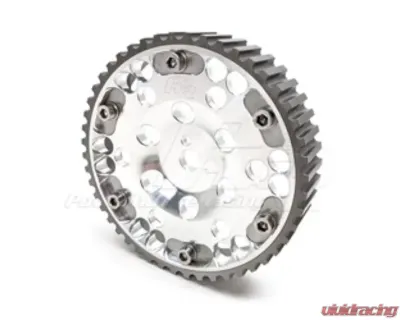 Powerhouse Racing Billet Adjustable Locking Cam Gear Machined Finish Mitsubishi 4G63 - PHR 07011001.M